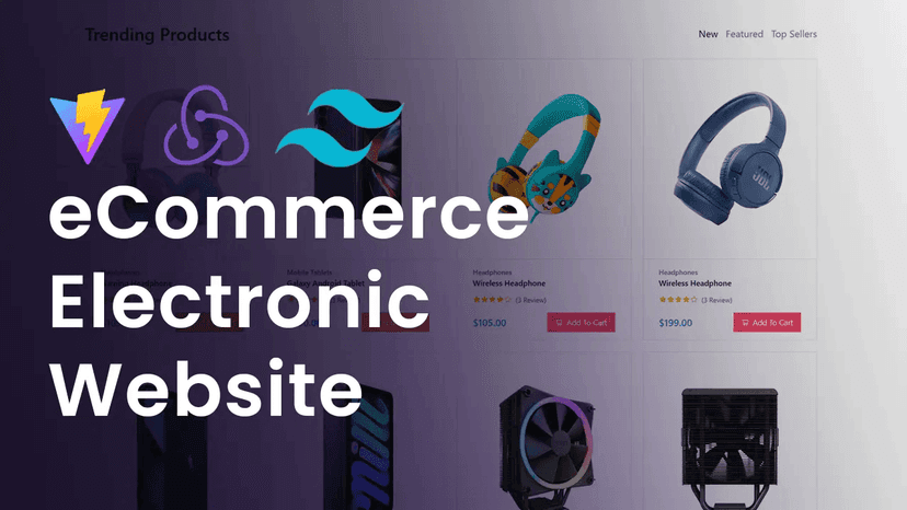 Creating eCommerce electronic website using React Redux Tailwind